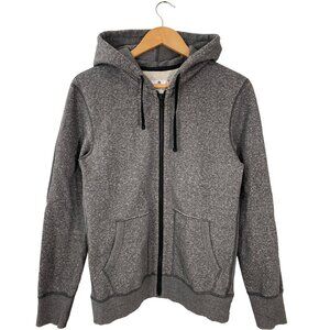 Reigning Champ Heavyweight Full Zip Dark Heather Gray Terry Hoodie men's Small